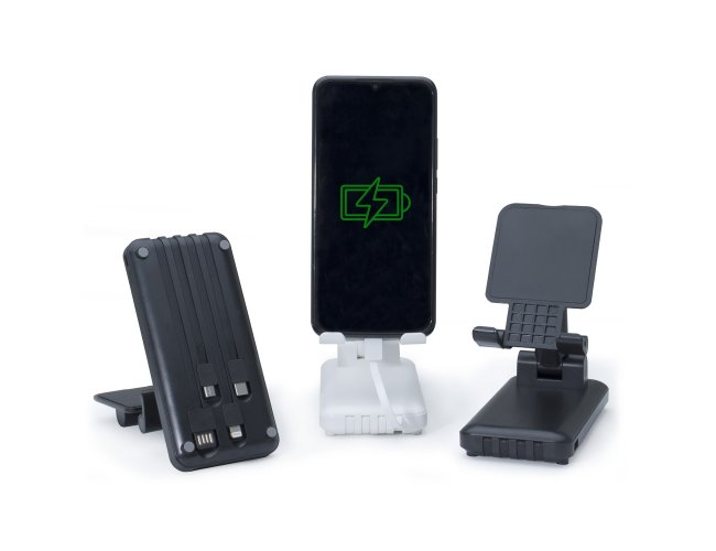 Power Bank 10.000mAh Multissaídas com Suporte para Celular ou Tablet 05090