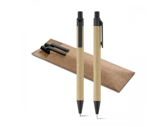 Conjunto de Esferográfica e Lapiseira Ecológicas 91846 Personalizado