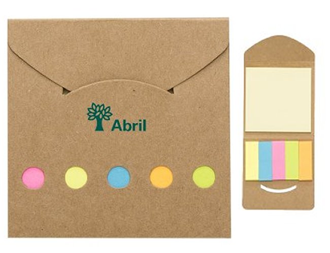 Bloco de Anotações Ecológico + Post It 12398 Personalizado