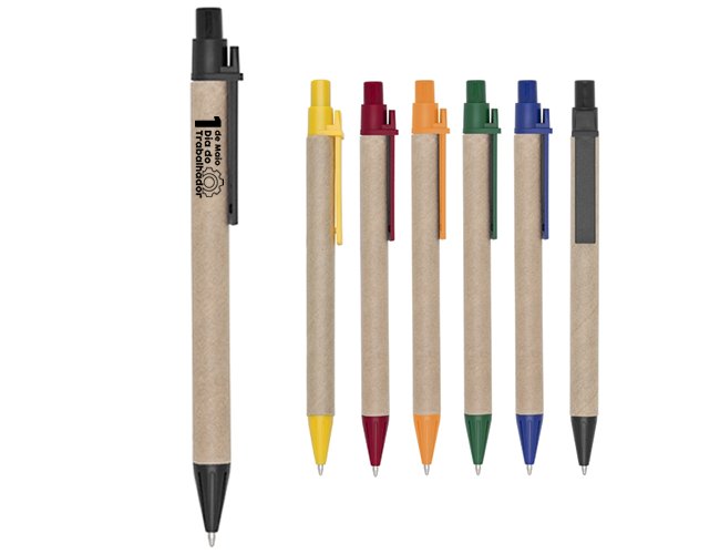 Caneta Ecológica Papelão 002 Personalizada