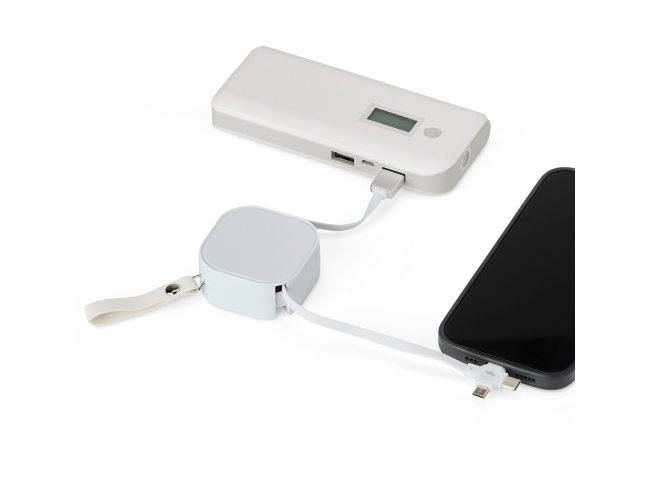 Cabo USB retrtil 3 em 1 18762